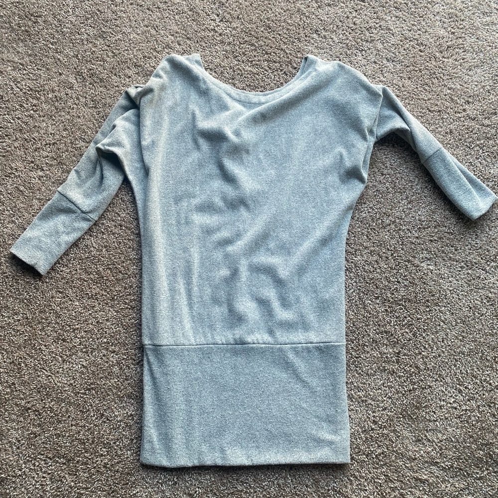 Light Gray Sweater Dress